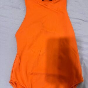 Zara Bright Orange Top